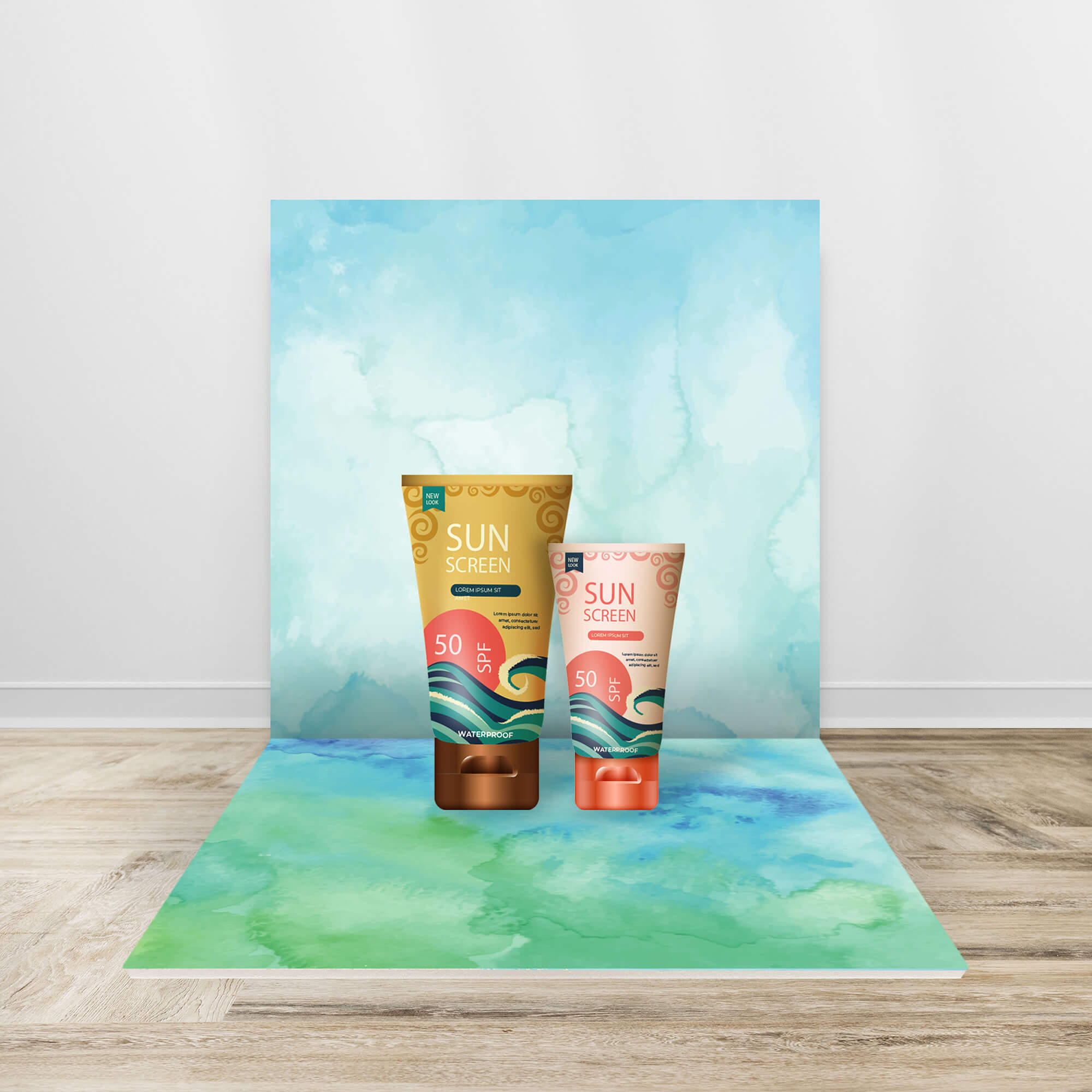 Fondo para fotos Pared y Piso 30x30 cm Ambas caras